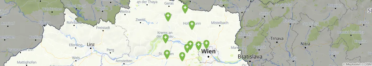 Map view for Pharmacies emergency services nearby Großriedenthal (Municipality, Niederösterreich) (364)